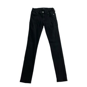 Citizens of Humanity Avedon Slick Skinny Leg Black Jeans Size 28 Flaw